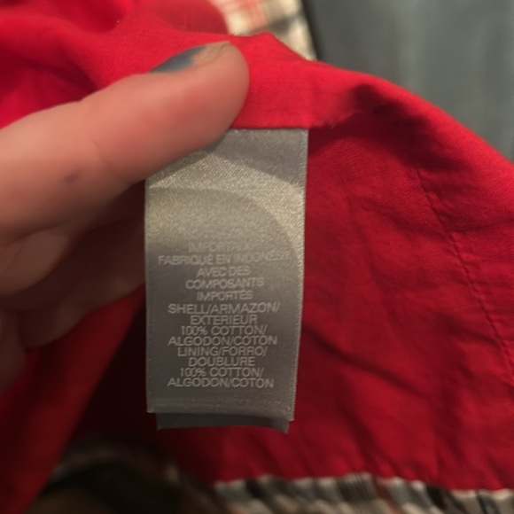 Red cream and Black Liz Claiborne Jacket - Picture 4 of 5